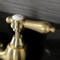 Kingston Brass Bridge Bathroom Faucet with Brass Pop-Up, Brushed Brass KS7997BAL - alternate 4